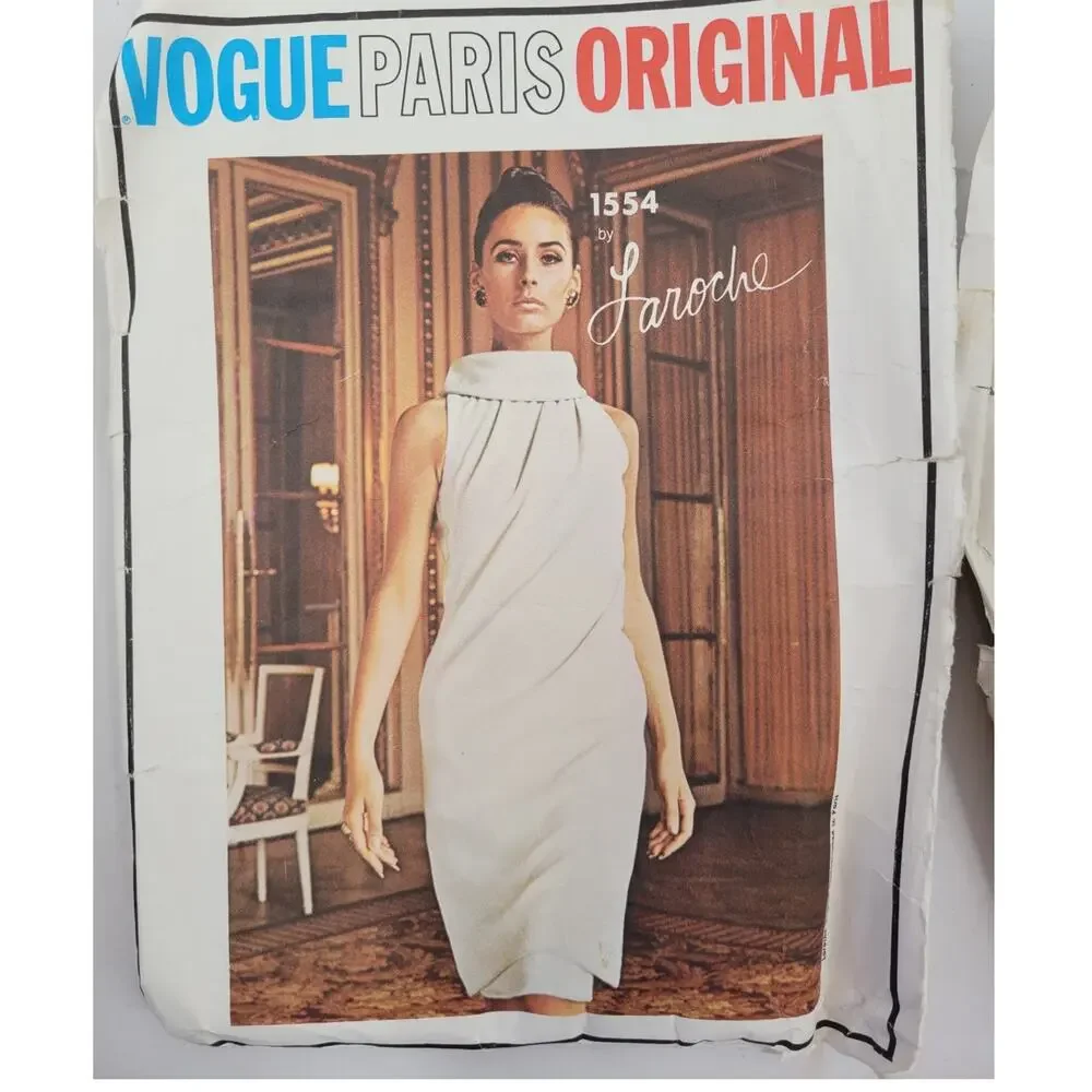 Vintage Vogue 70s 80s 90s Sewing Patterns Lot of 6 Glam Office Siren Cottagecore